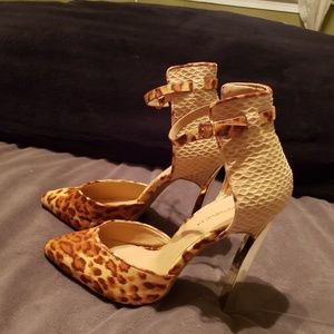 Leopard heels